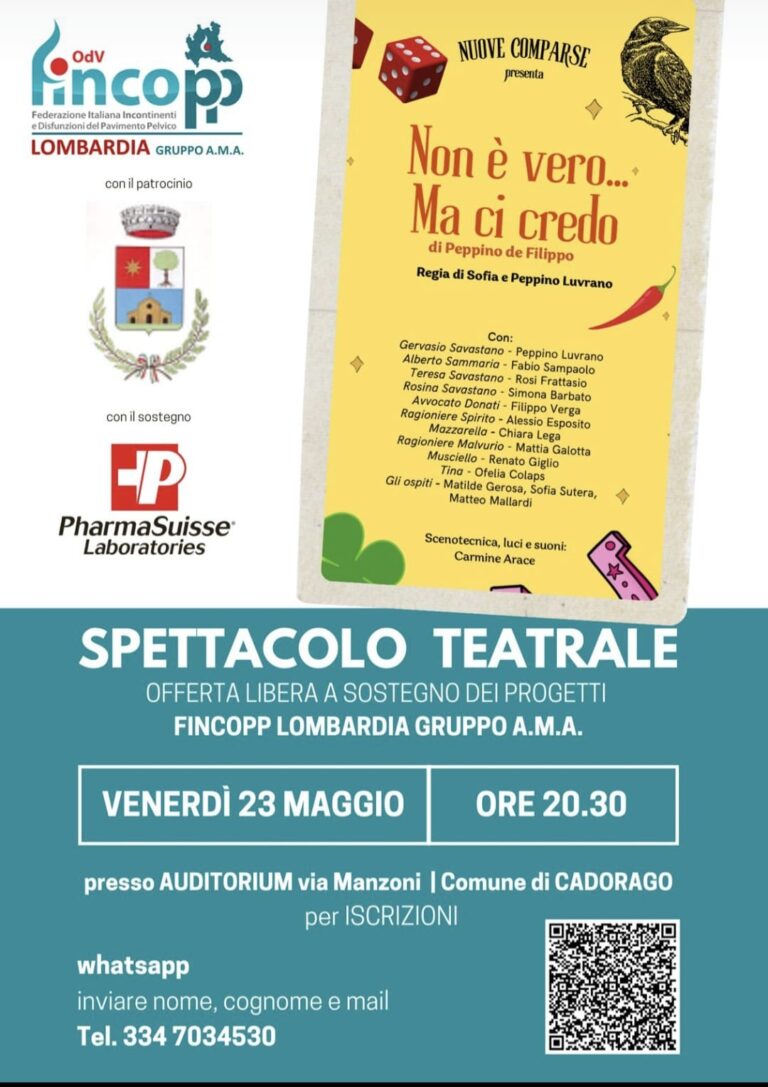 Spettacolo teatrale "Non è vero... Ma ci credo"